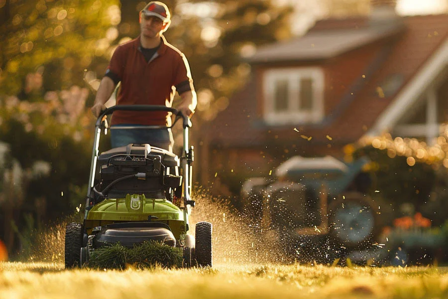 self propelled lawnmower