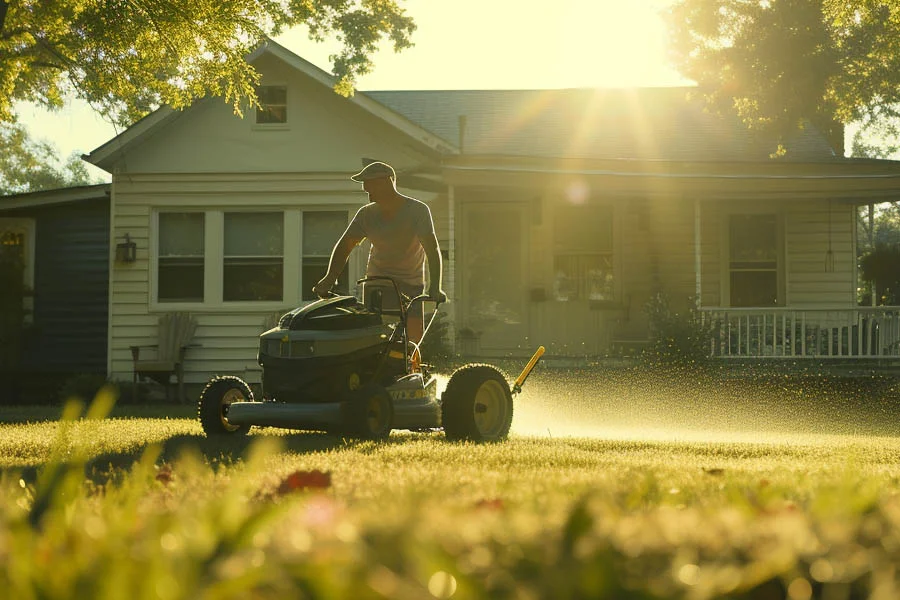 self propelled lawnmower